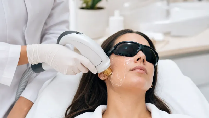 Лазерная эпиляция: лицо полностью